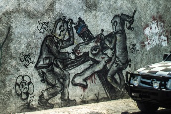 critical ngo graffiti in haiti: ngos building the country